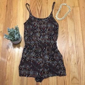 Tribal Print Romper